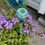 Thumbnail: Blue & Green Ceramic Swirl Fairy Garden Wand