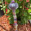 Thumbnail: Round Purple Flower Topper Fairy Garden Wand