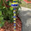 Thumbnail: Royal Blue & Yellow Ceramic Topper Fairy Garden Wand