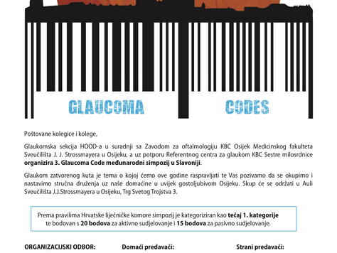 3. MEĐUNARODNI SIMPOZIJ
O GLAUKOMU