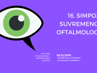 16. SIMPOZIJ SUVREMENO U OFTALMOLOGIJI