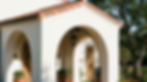 A classic Spanish Revival exterior portico in the Beverly Hills Flats.