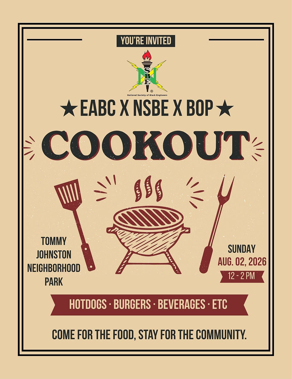 EABC X NSBE X BOP Cookout