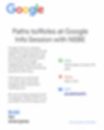 Google Info Session