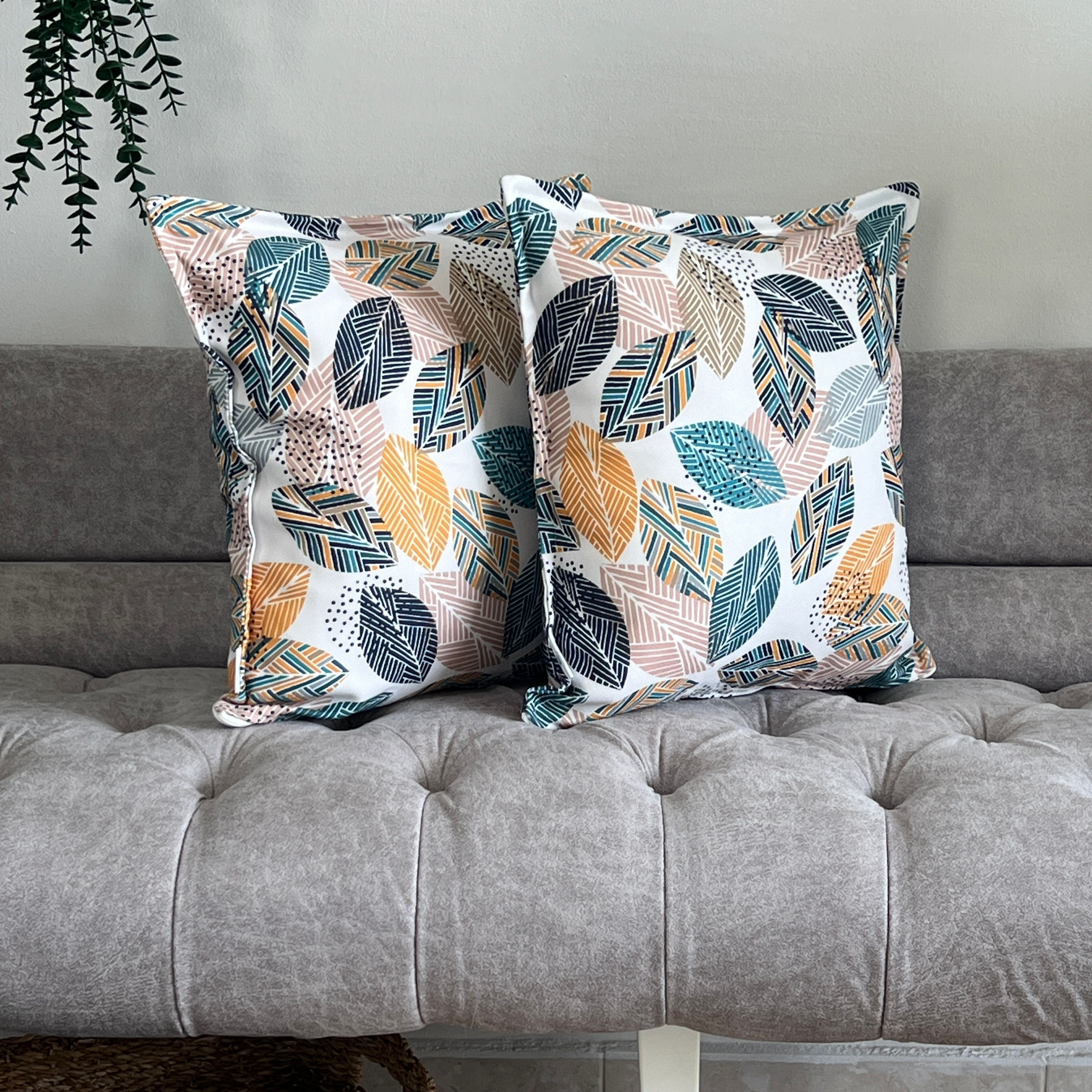 Soft Yapraklar Desen Kırlent