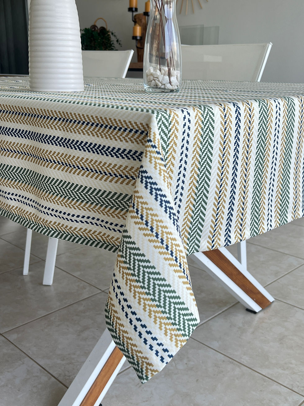 Küçük resim: Retro Desen Masa Örtüsü