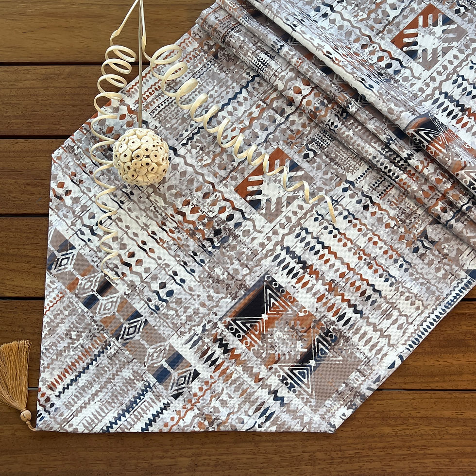 Küçük resim: Afrika Desen Runner Örtü