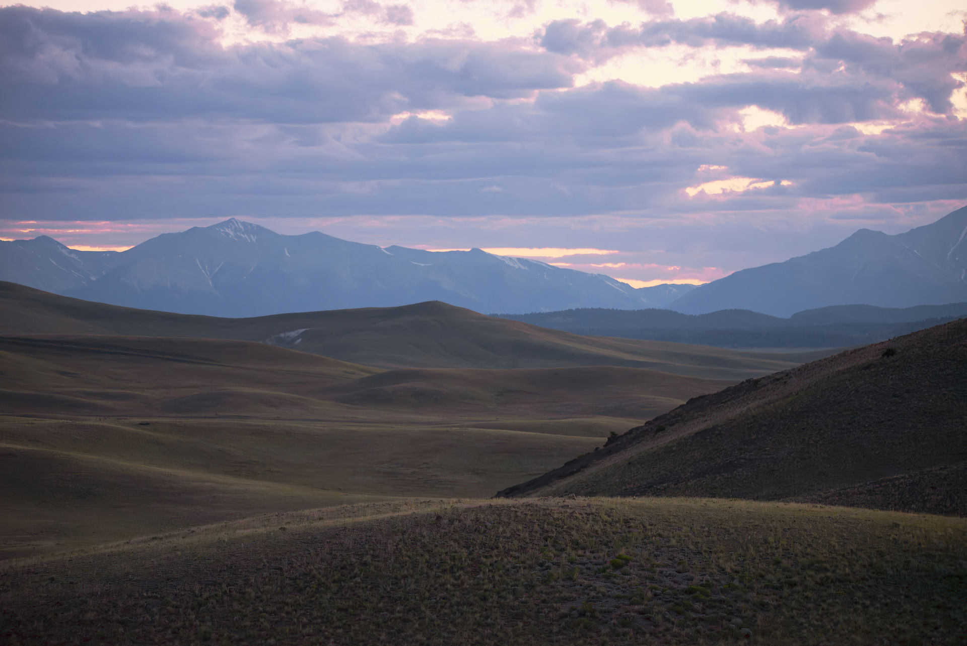 Sunset at High Alpine