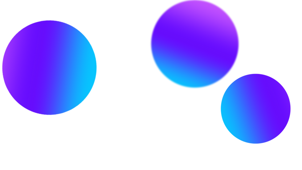 blue, purple gradient bubble background visual