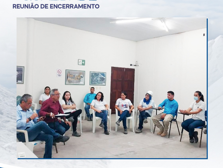 Registro do encerramento da auditoria da qualidade na Salina Pedrinhas da CIMSAL!