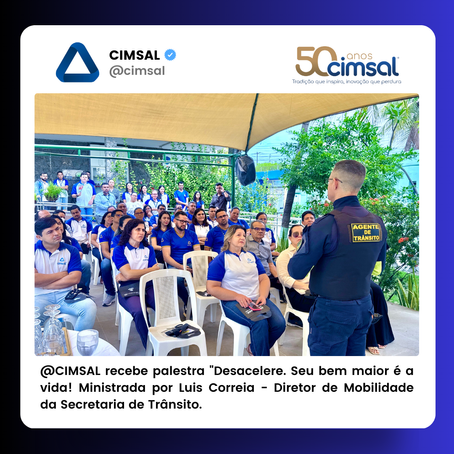 🚦 Cimsal recebe Diretor de Mobilidade para palestra sobre segurança no trânsito 🚗