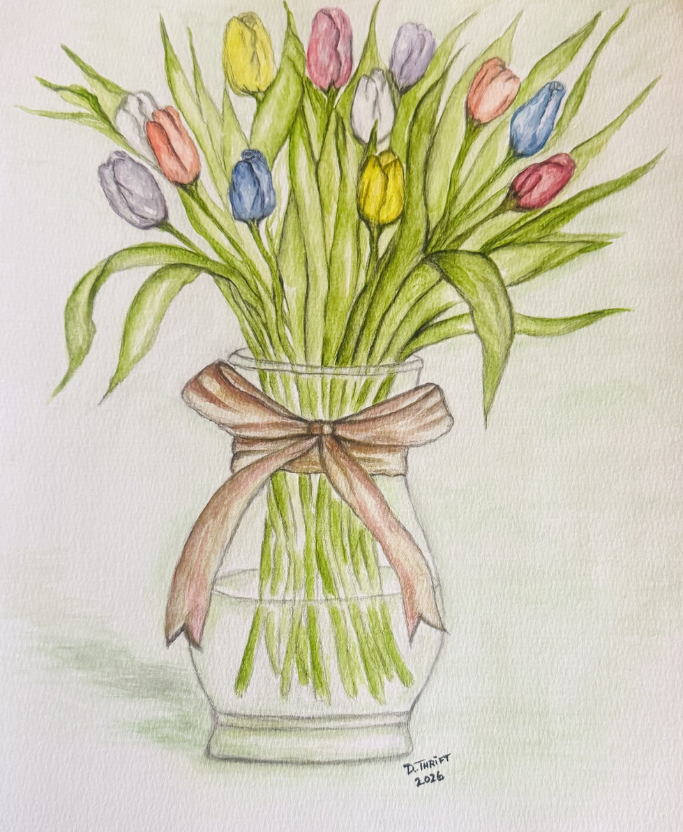 Daddy's Tulips
