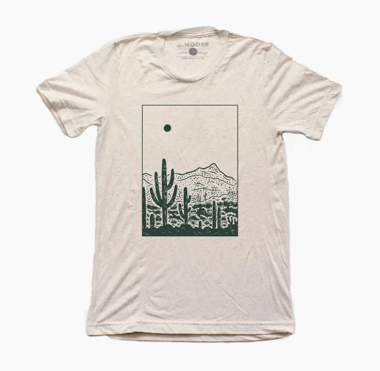 The Desert Tee-Oatmeal