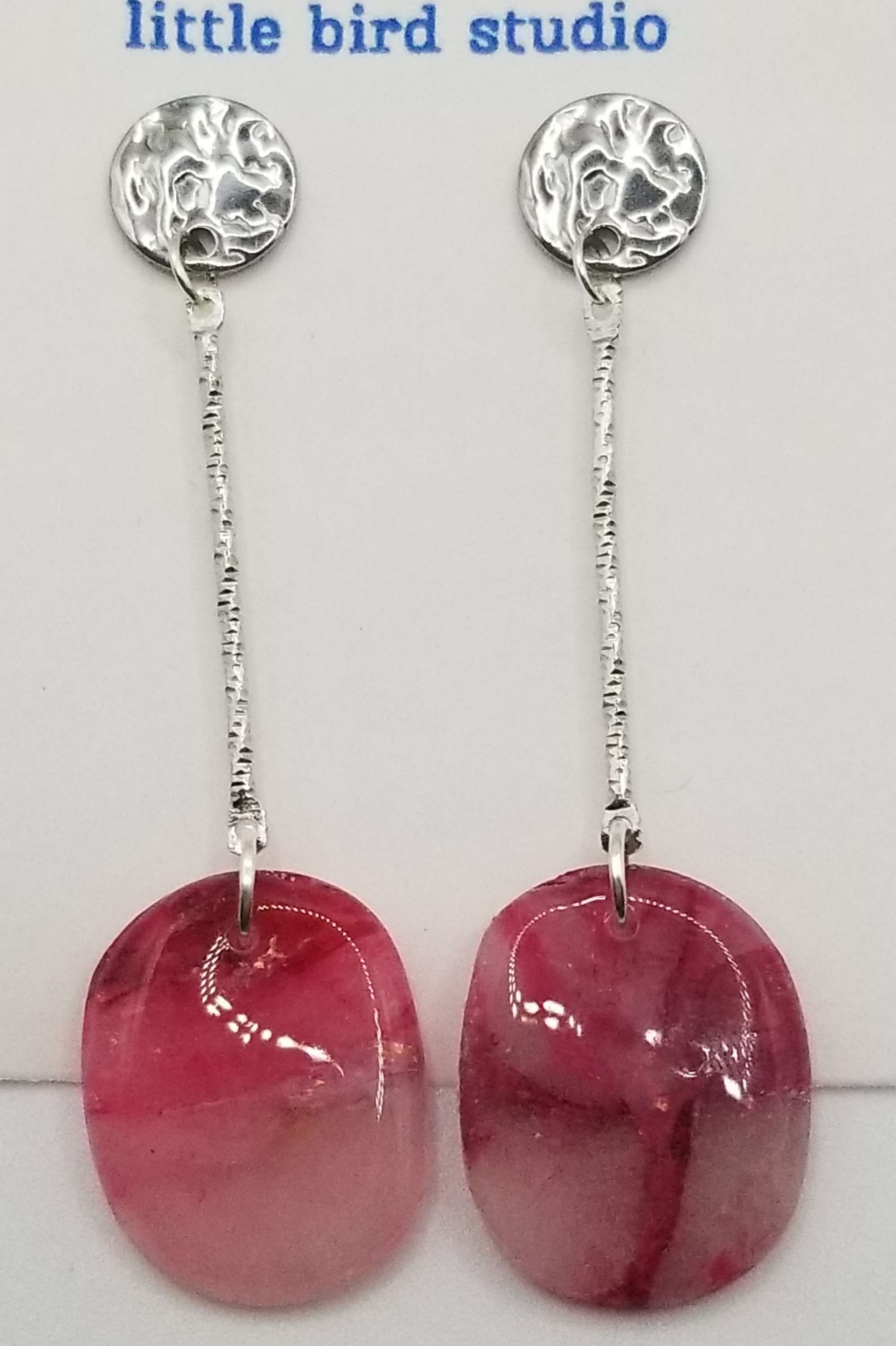 Ice Wine Marble long dangles