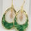 Thumbnail: Emerald Marble Luxury dangles