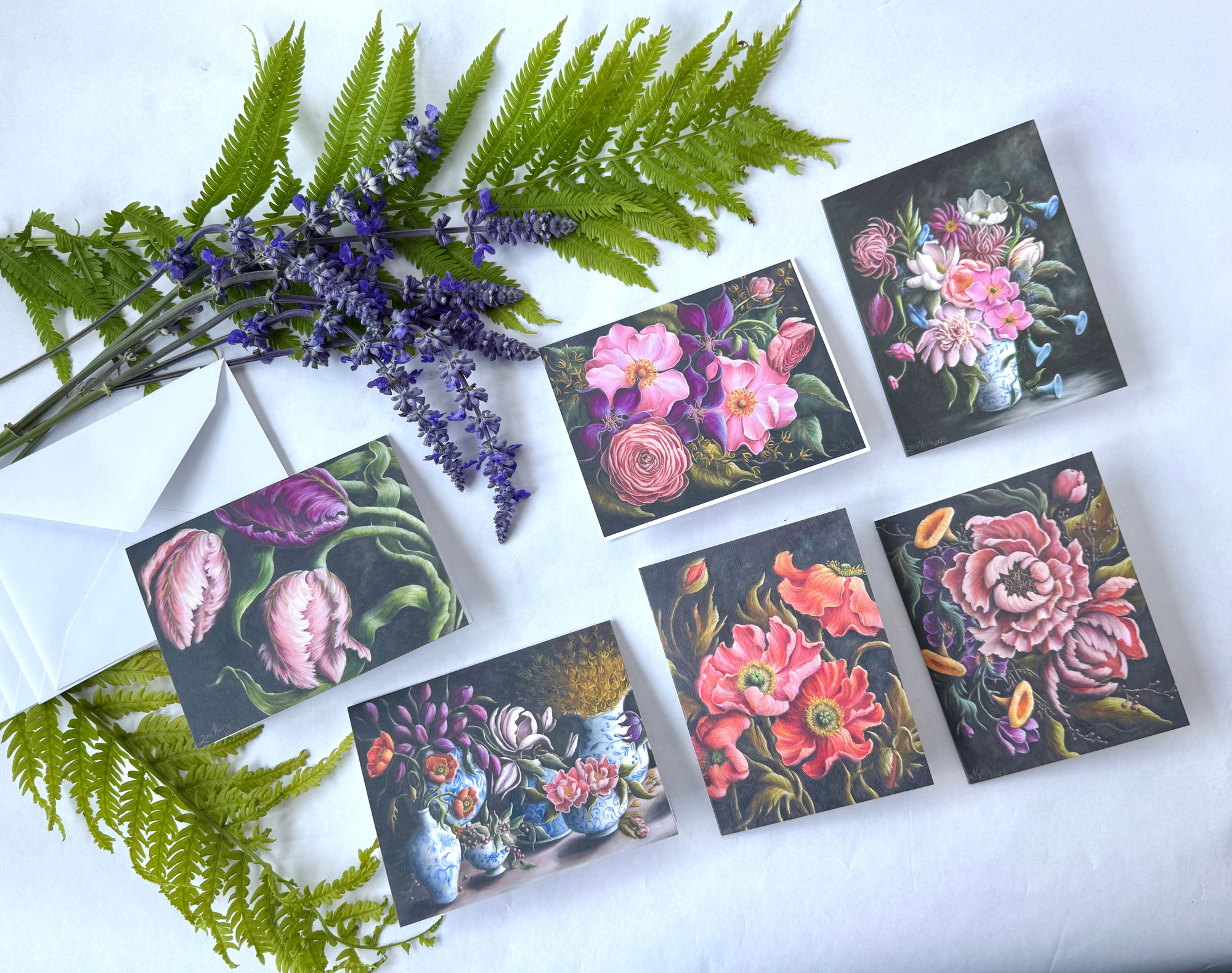 Floral Notecard Set : Sehnsucht collection