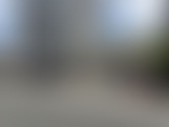 交通量の多い交差点近くでも安心な、 ターンテーブル付きクローズ外構