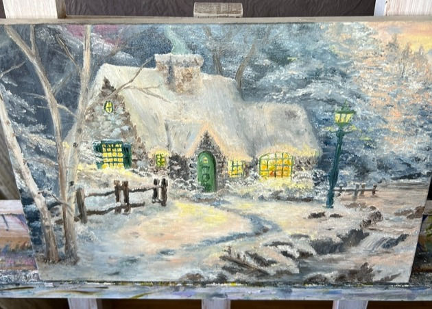Thumbnail: Snowy Evening