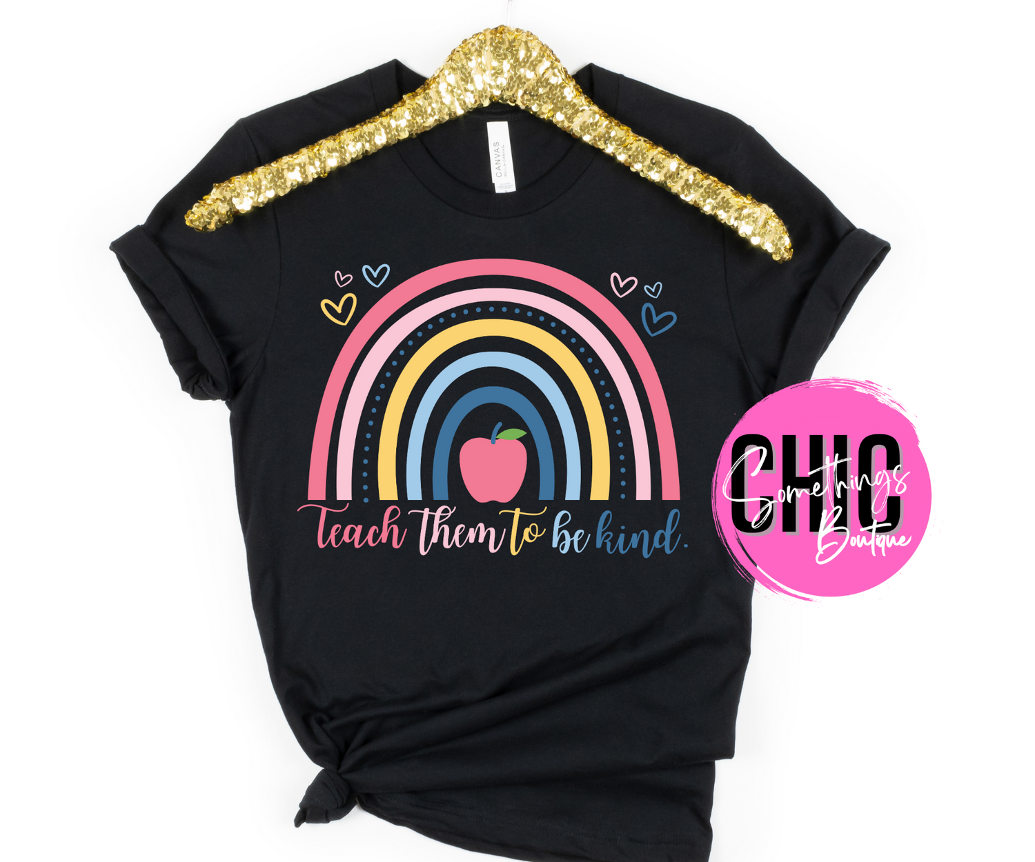 Teach Them To Be Kind Boho Rainbow Shirt, Sweatshirt or Hoodie
