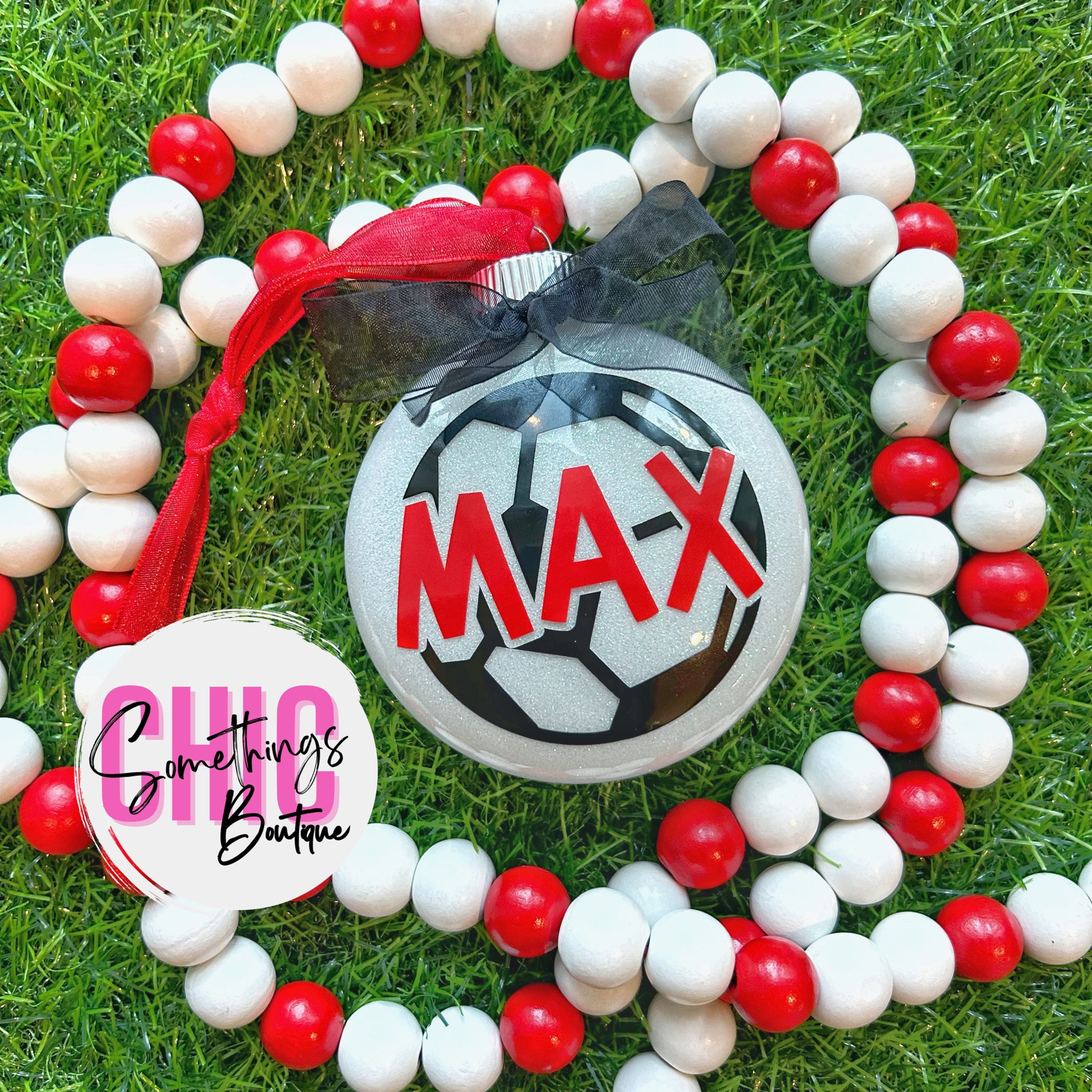 Personalized Soccer Ornament