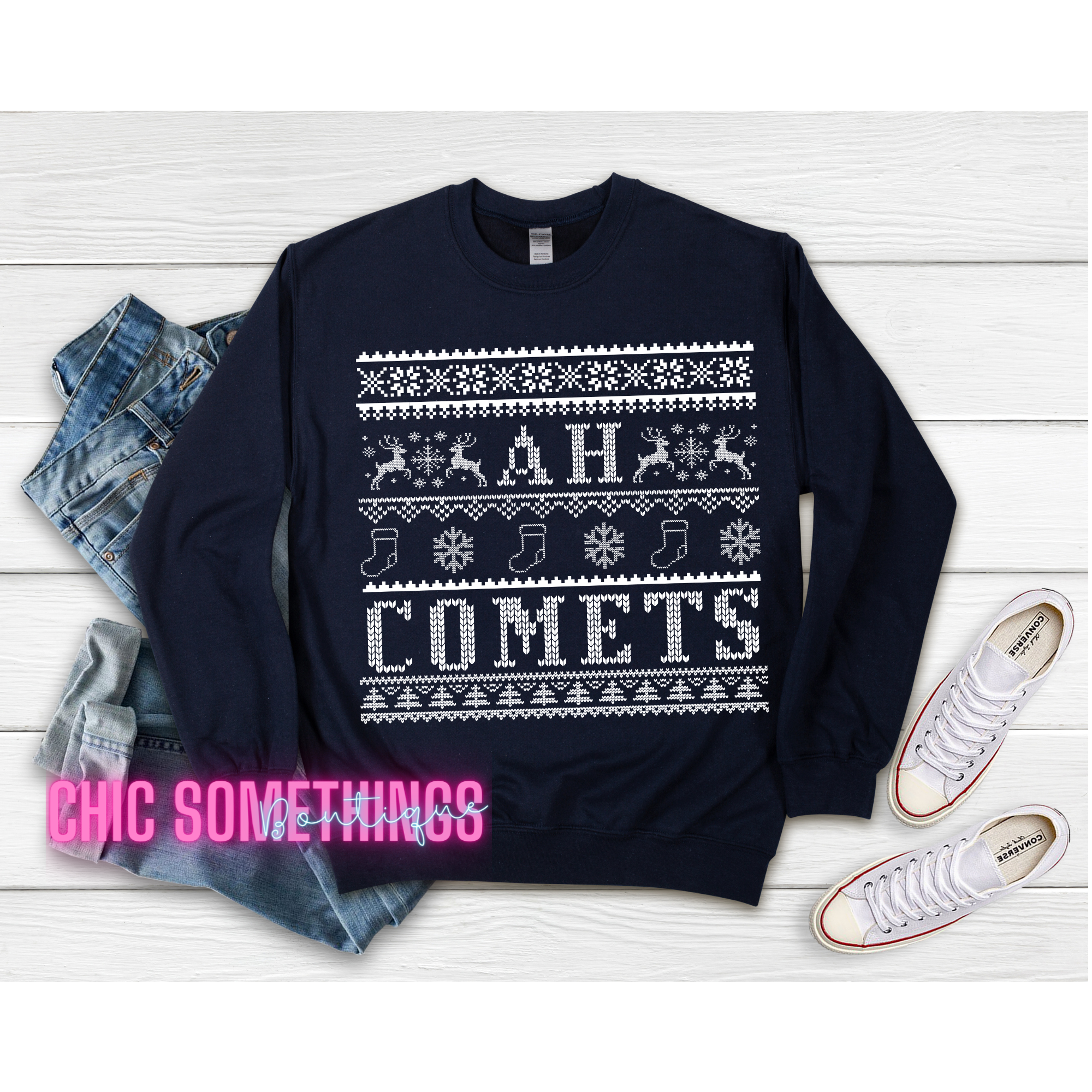 AH Comets Ugly Sweater
