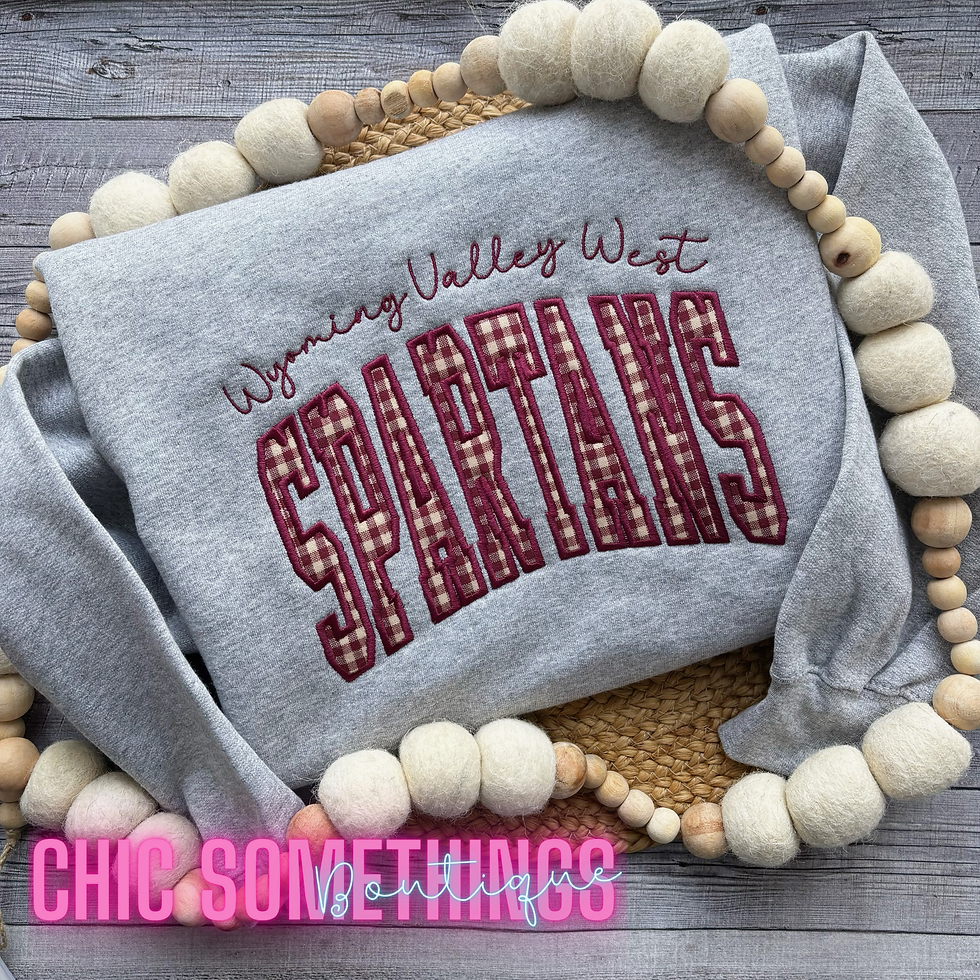 Embroidered Spartans Sweatshirt