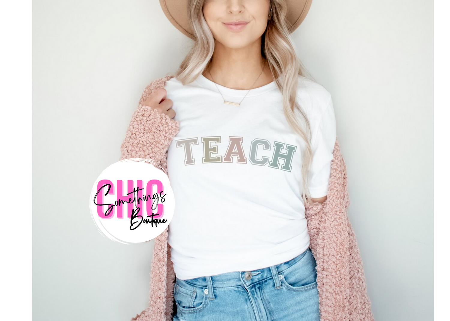 TEACH University Font Shirt or Sweatshirt