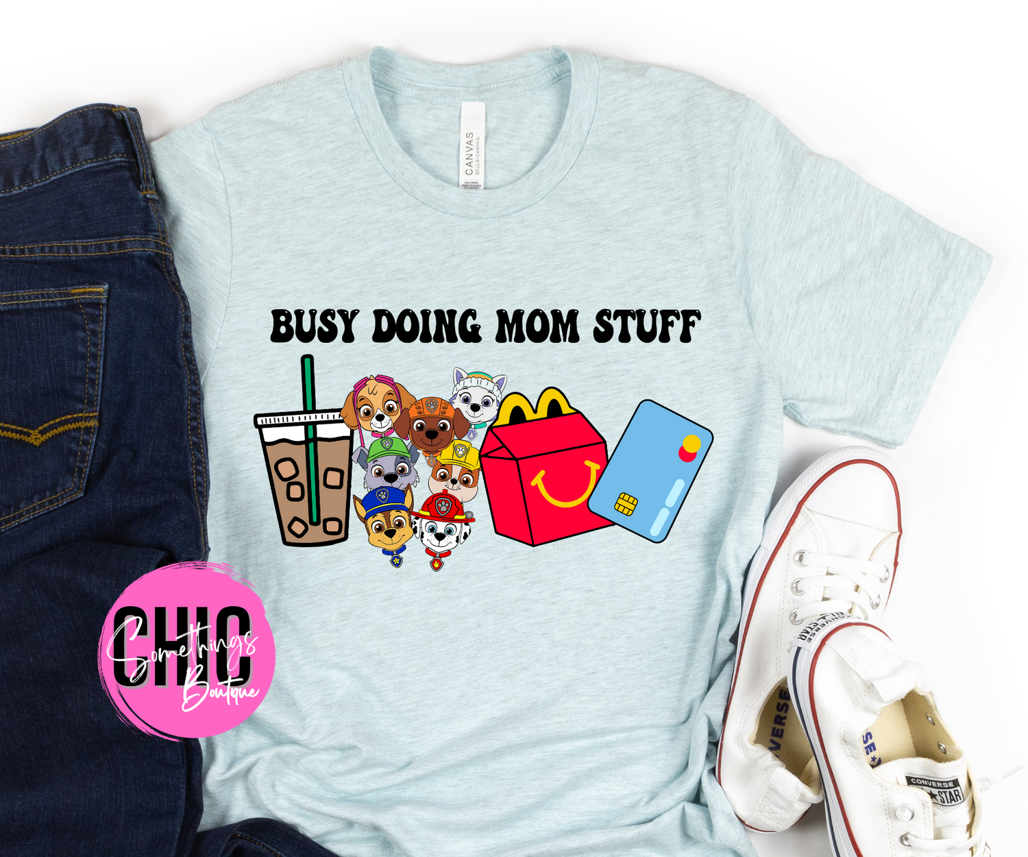 Busy Doing Mom Stuff Hero Puppies