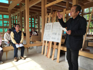 建前後の見学会