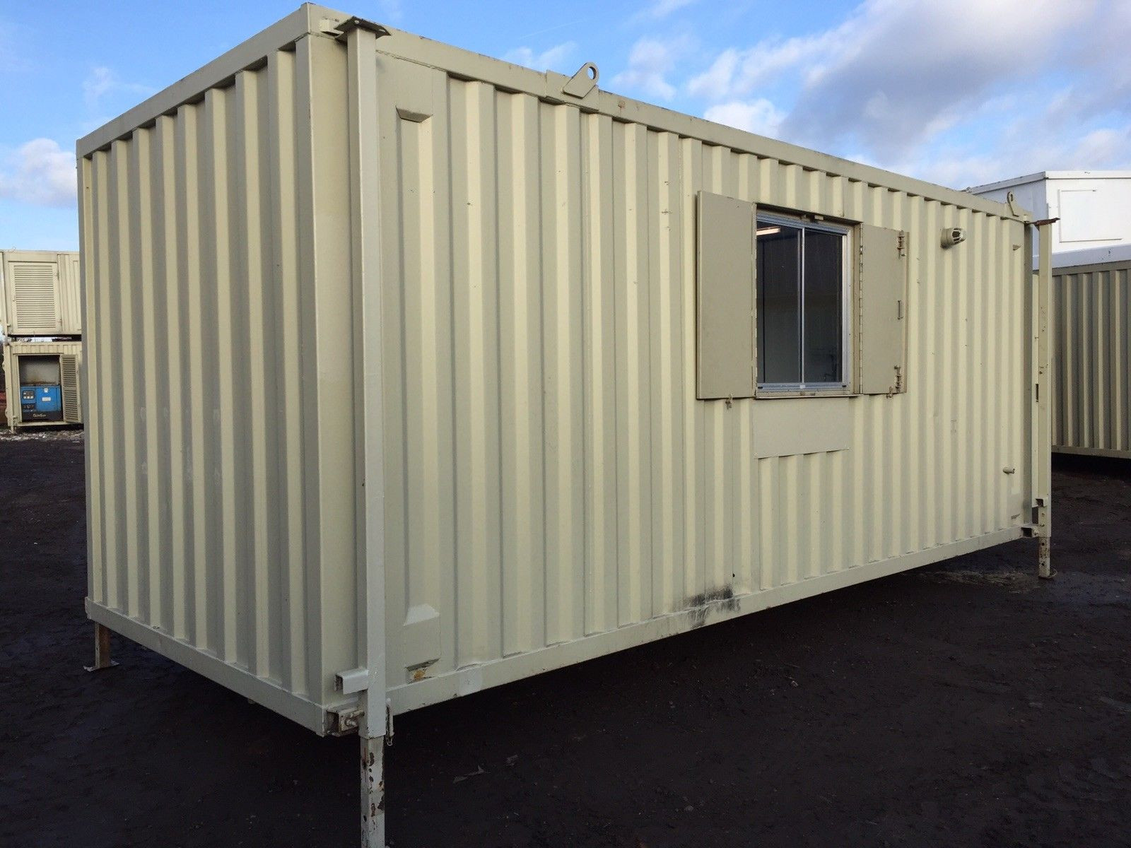 20FT Anti Vandal Steel Welfare Unit Complete With Generator.