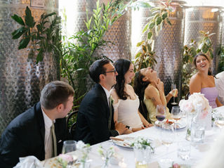 A Romantic July Wedding at Coopers Hall in Portland's Central Eastside - Gabby and Nick