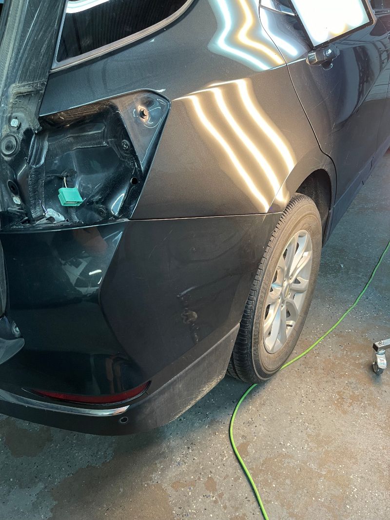 Hood repair after severe hail storm