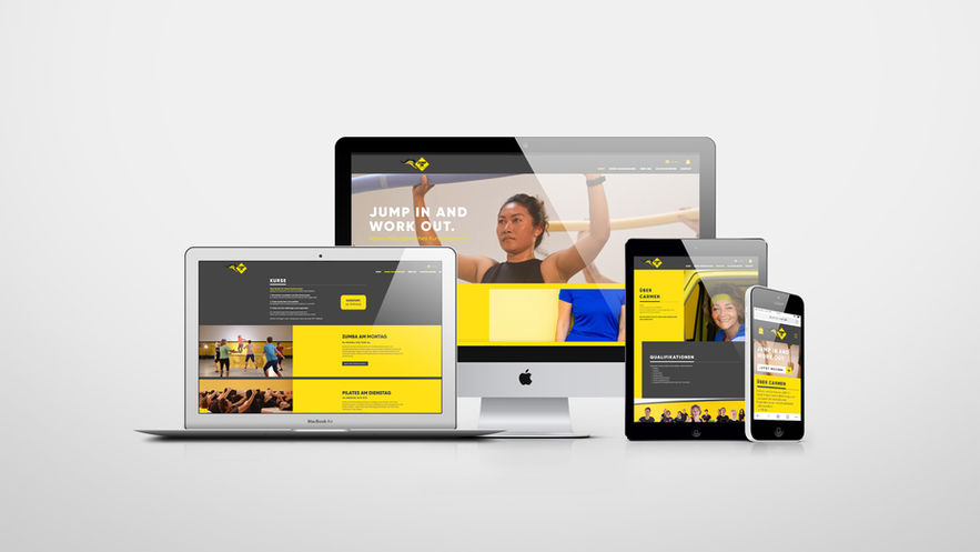 Webdesign für das JUMP IN-Sport & Event in Oberndorf am Lech