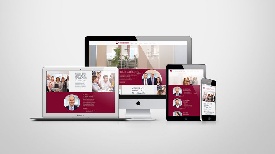 Neue Webseite für Dumberger & Ferber Steuerberatung in Donauwörth
