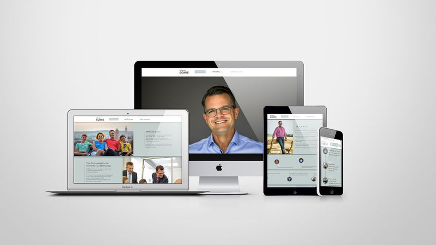 Responsive Webdesign für Oberbürgermeister Jürgen Sorre