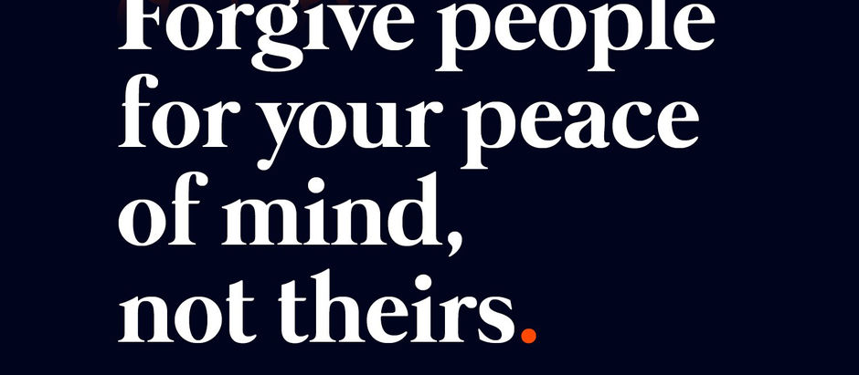 FORGIVE...