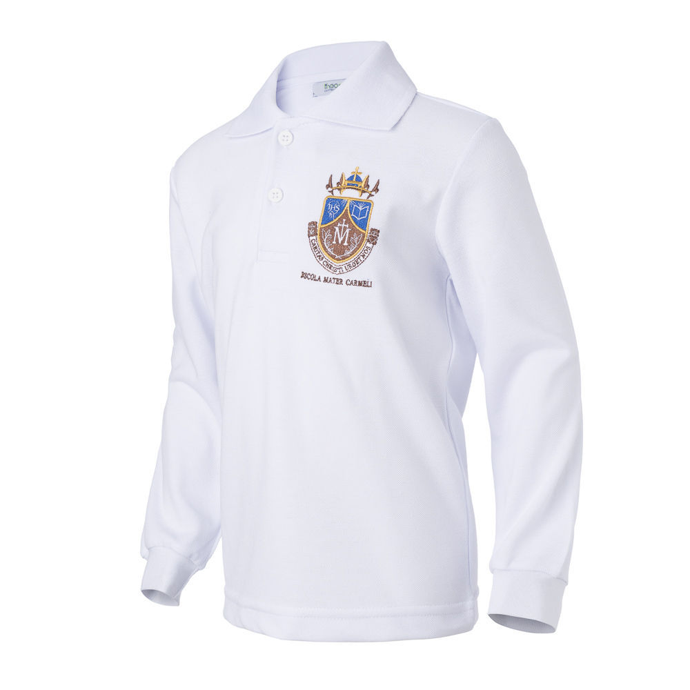 Polo Branca M/Longa - MC