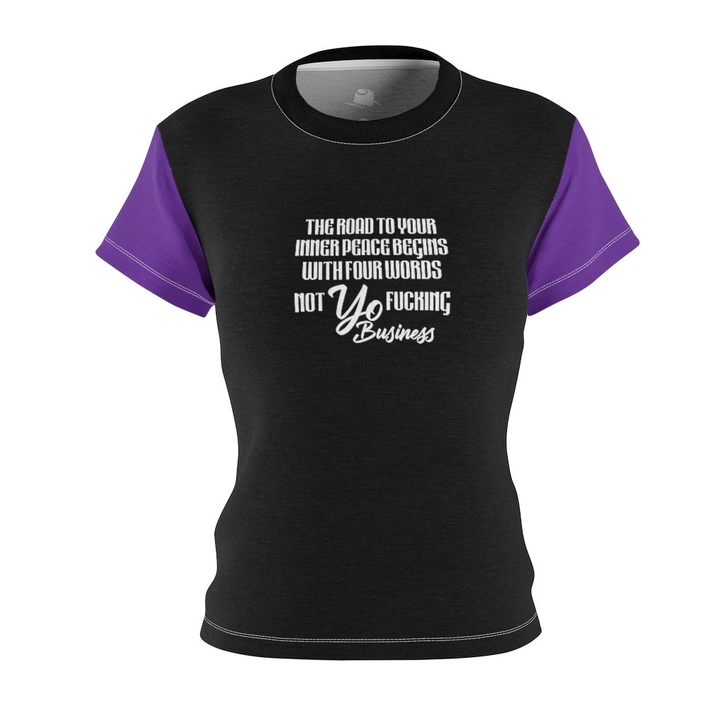 Yo Business Inner Peace Black Women's Tee