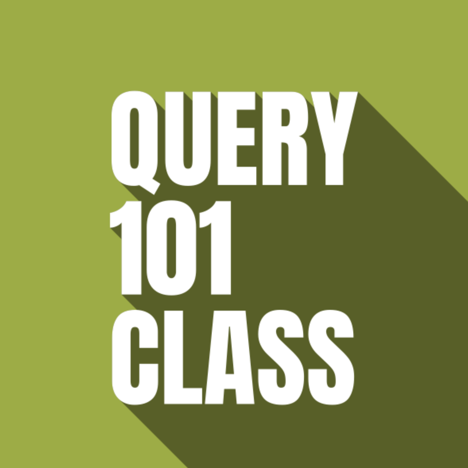 text reads Query101 on green background