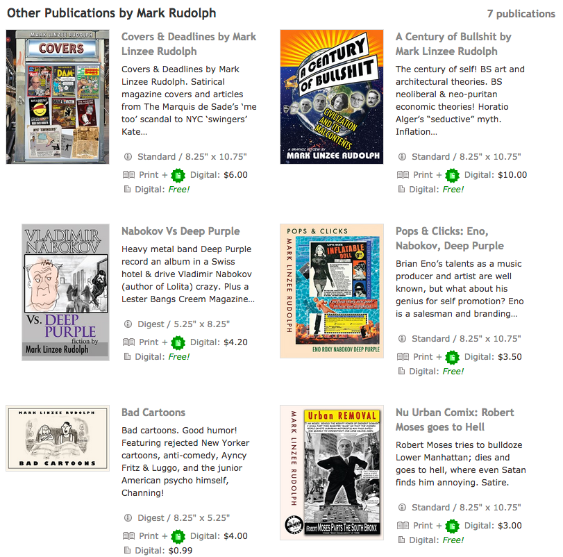 Mark Rudolph magazines Magcloud