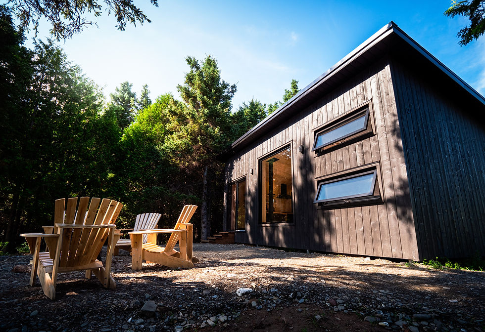 Chalet avec vue sur la mer