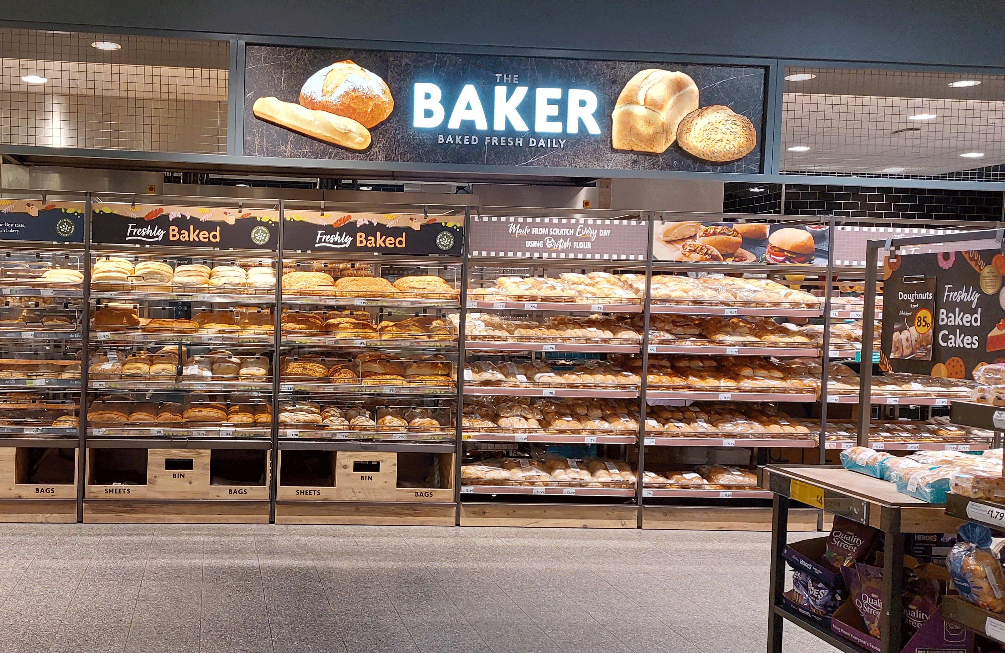 Baker illuminated signage