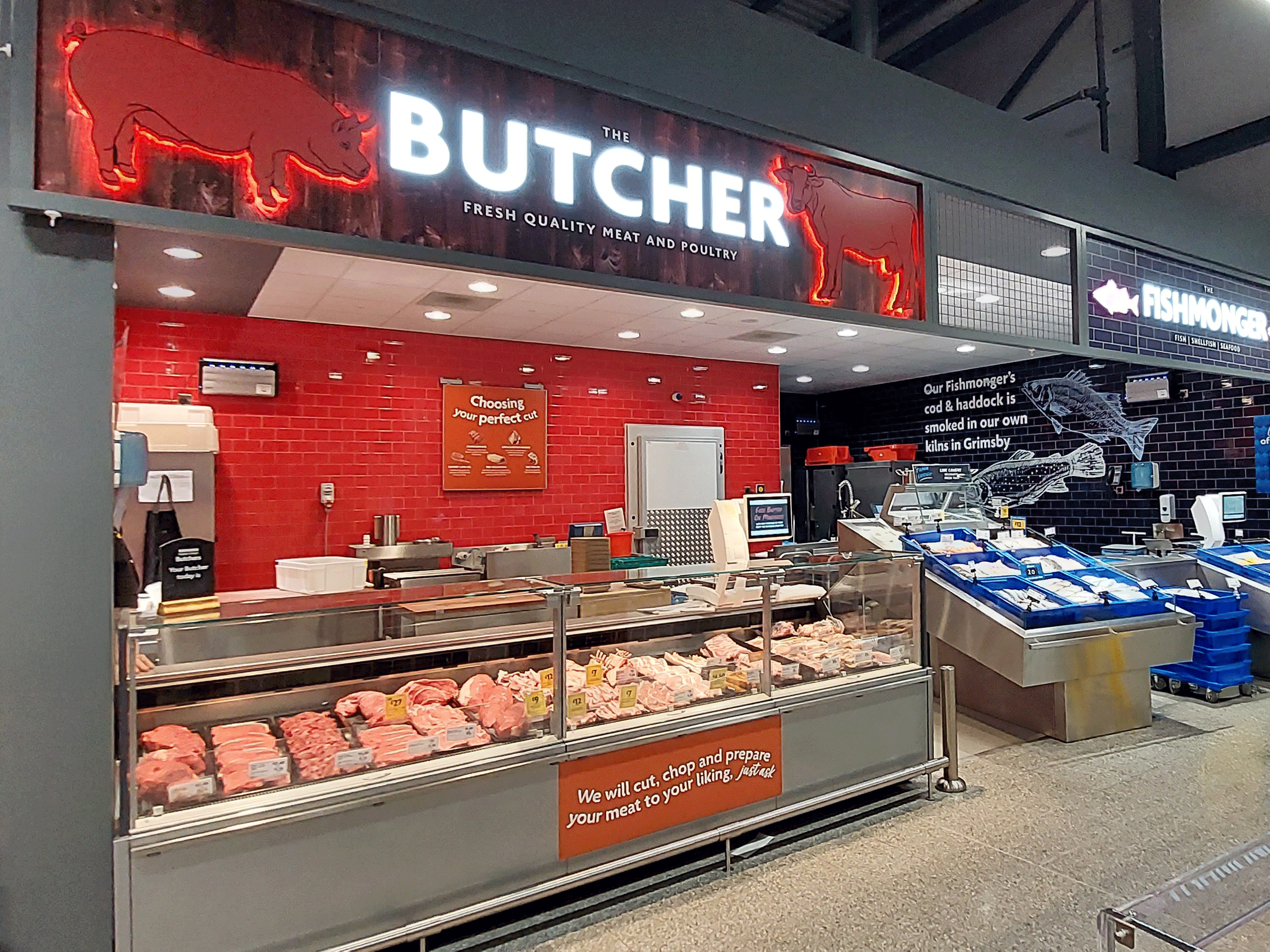 Baker illuminated signage