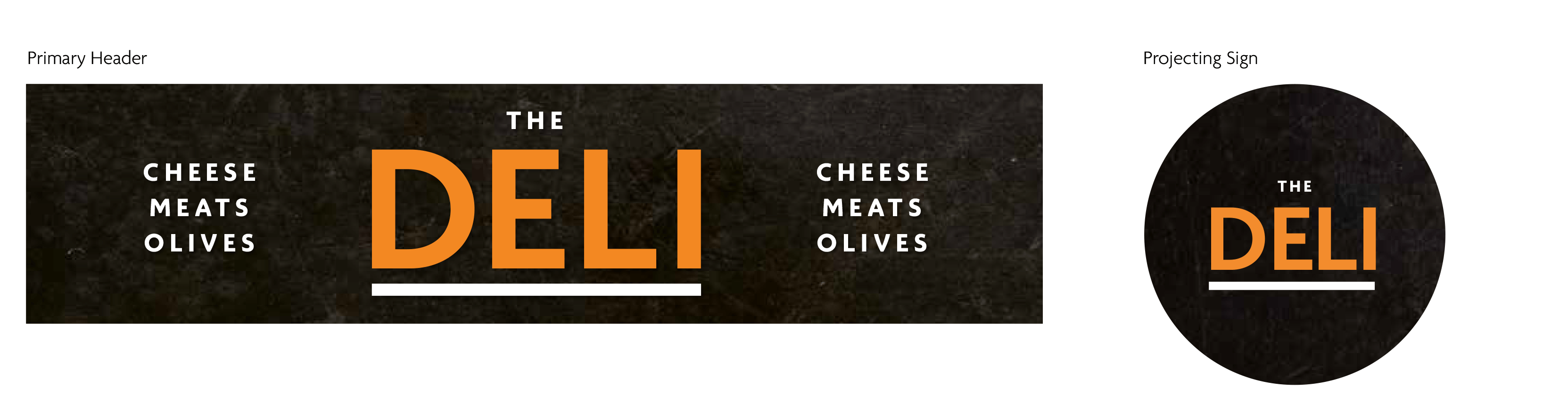 Baker illuminated signage