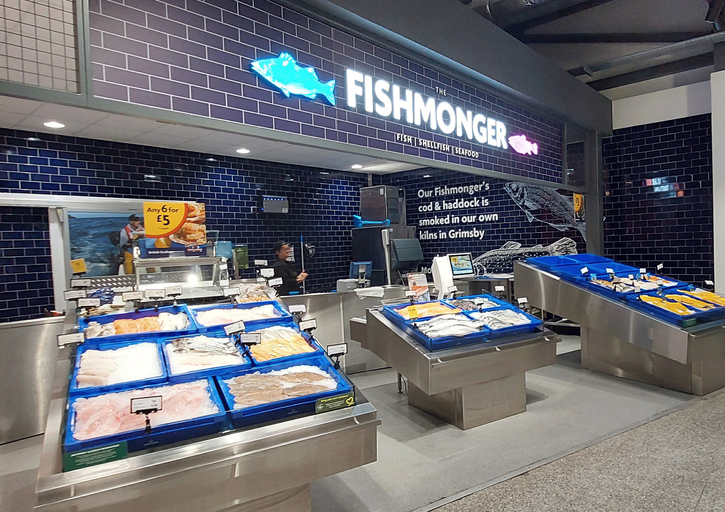 Baker illuminated signage