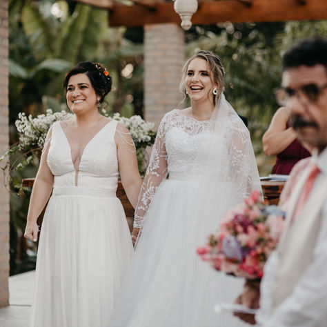 casamento ao ar livre no por do sol // Mariana e Fernanda