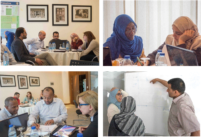Participants from 5 countries sharing and discussing current and future plans for post-vaccination monitoring
