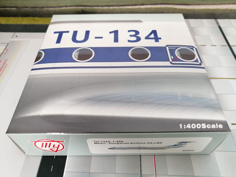 PANDA MODELS MALEV TUPOLEV TU-134A-3  HA-LBK  1/400