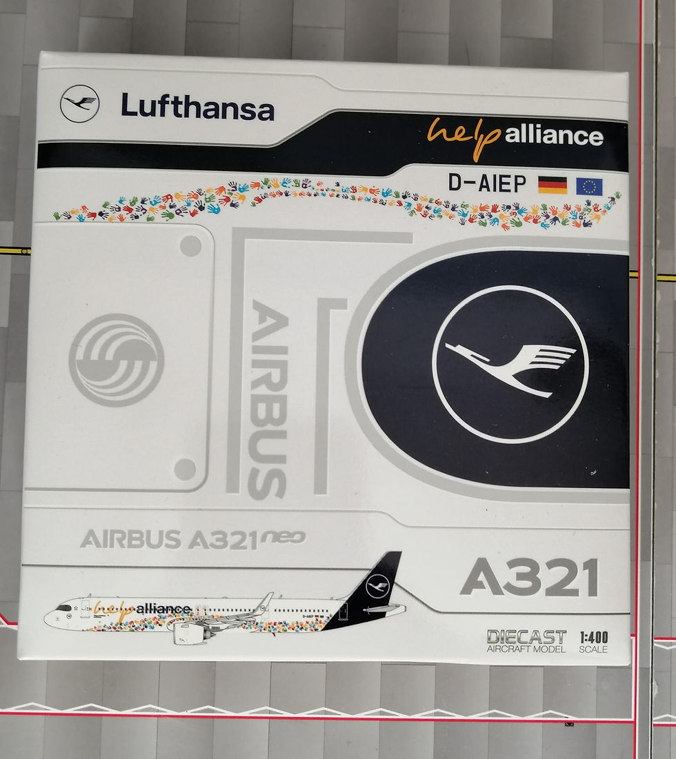 JC WINGS LUFTHANSA AIRBUS A321NEO  D-AIEP  HELP ALLIANCE   1/400