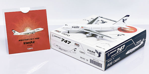 Miniatura: BIGBIRD IRAN AIR B747-100B  EP-IAM  WITH CIERO STICKER 1/400